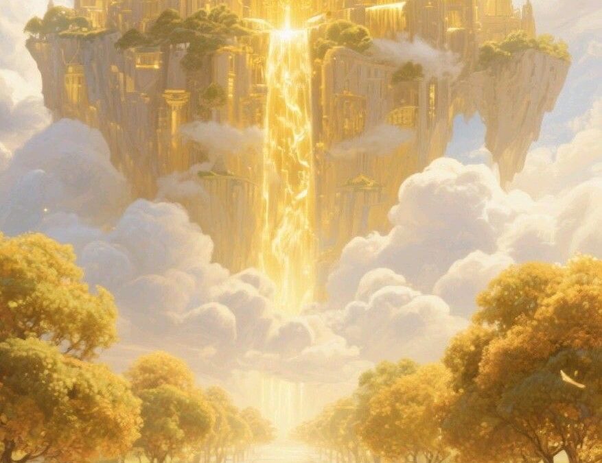 DER STROM DES WESENHAFTEN LEBENS VON DEN GÄRTEN ASGARDS ZU DEN GROBSTOFFLICHEN WELTEN